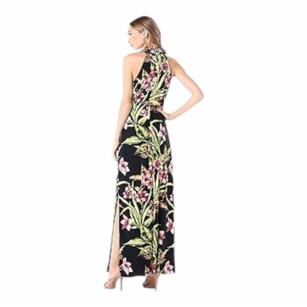 Rachel Roy Floral Print Halter Maxi Dress - Picture 2 of 4